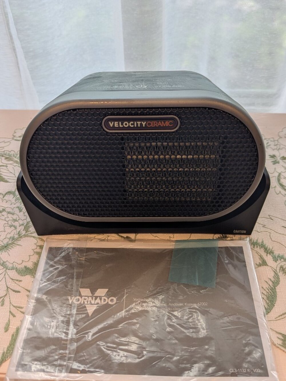 New Vornado Velocity Ceramic VC 01 Personnel heater with 15 degree tilt